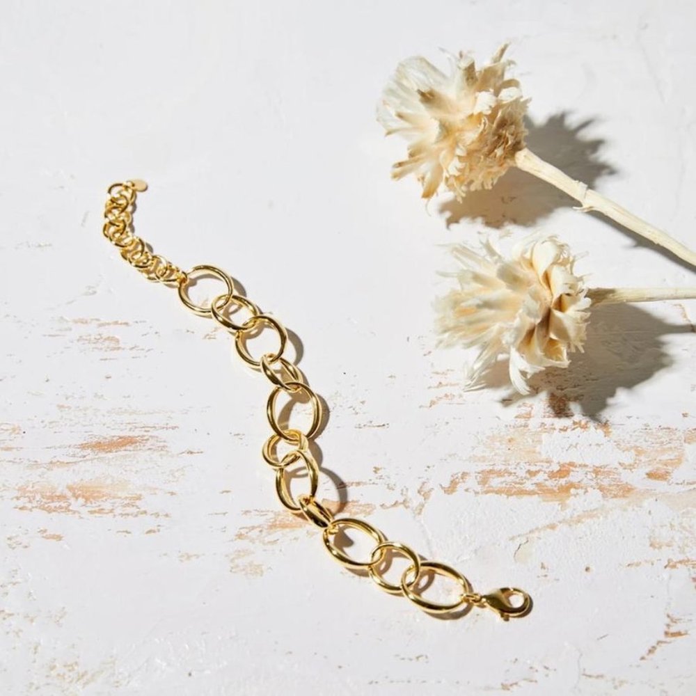 BAYOU WITH LOVE  Oval Chain Bracelet NWOT - Picture 3 of 7